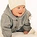 Disana Organic Boiled Wool Baby Snugglesuit Overall Pramsuit Grey 62/68 3-6m