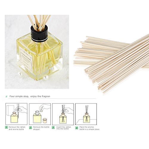 ROSENICE 50 Stück Rattanstäbchen Rattan Reed Diffuser Reisig - 3