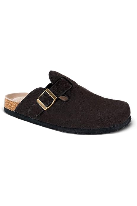 soft leather clogs