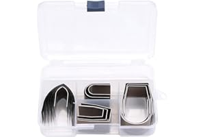 NIADY 18pcs Alloy Steel Universal Leder Craft Prägestempel Set Kit,leder stanzen, hohlschneider präge punch,DIY Leder Stanzwerkzeuge
