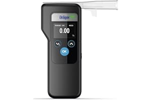 Dräger Alcotest 6000 | Police Accurate Breathalyser with 3 Interchangeable Mouthpieces | Digital Per Mille Tester