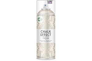 CL COSMOS LAC Farba kredowa Spray Chalk Effect – wysokiej jakości farba kredowa w sprayu, farba w sprayu (kremowa)