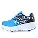 Unisex Kinder Skateboard Schuhe mit Rollen Mädchen Jungen Herren Erwachsene Sneaker (33 EU, Blau)