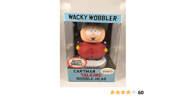 Talking Bobble Funko Wacky Wobbler South Park Cartman Talking Bobble Head 2008 ...