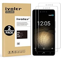iVoler [2 Unidades] Protector de Pantalla para BQ Aquaris U Plus/U/Ulite, Cristal Vidrio Templado Premium