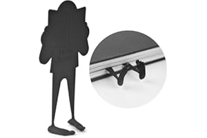 ‎BALVI Balvi - Book Crush Lesezeichen mit lustigem Design eine durch ein Buch platt gedrückte Figur. 13 cm g