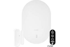 ABUS Funk-Alarmanlage Smartvest Pro - Starter-Set mit Zentrale, Öffnungsmelder, Sirene, Fernbedienung und kostenloser App - Alarmanlage für Haus und Wohnung - Einbruchschutz mit Alarm auf Handy