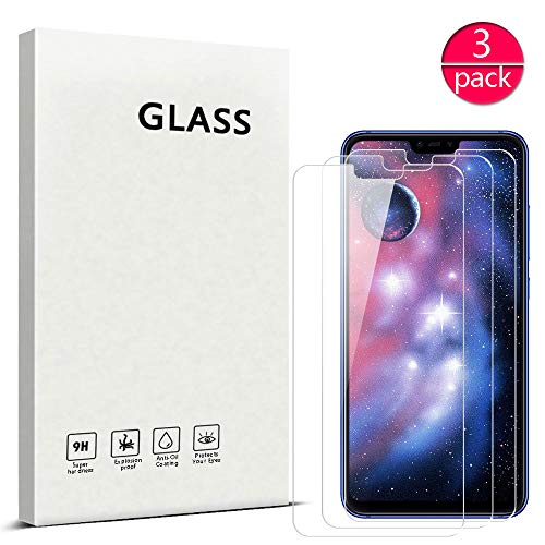 Vidrio Templado para Xiaomi Mi 8 Lite, Protector de Pantalla Cristal Templado [Dureza 9H] [Anti-Arañazos] [Sin Burbujas](3-Pack)