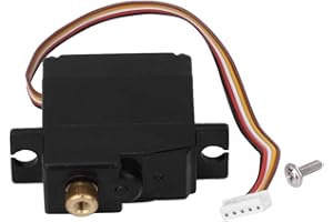 VBESTLIFE Moteur de Direction RC avec vis, Accessoire de servo de Moteur de Direction en m¨¦tal Adapt¨¦ pour Voiture RC en Alliage ¨¤ Quatre Roues motrices WLtoys 1441 1/14,