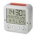 Produktbild Funk-Wecker Bingo TFA 60.2528.54 silber 2 Weckalarme Wetterladen Edition