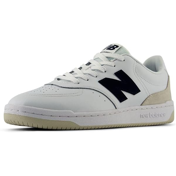 New Balance BB80RTB Men\'s Sneakers White Red‎ Size 9.5 US 43 EU Leather Casual New Balance Men main image 4