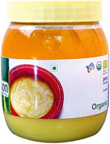 Earthon Organic Premium Cow Ghee 14.8 Oz - USDA Certified Clarified Butter