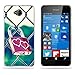 Produktbild Fubaoda Nokia Lumia 650 Hülle,[Liebesschloss] Anti-Dropping PC Handy-Tasche Back-Cover Ultra Slim Weich Silikon Transparent Designs Schutzhülle für Nokia Lumia 650