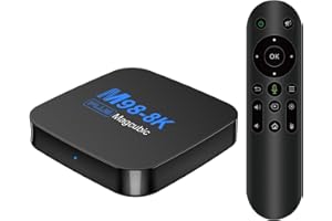 MAGCUBIC TV Box Android 13.0 TV Box, 2GB 16GB Allwinner H618 cortex-A53 Android Box Support YouTube/Prime Video/Netflix 4K HDR H.265 HEVC 2.4G/5G WiFi BT5.0 con telecomando