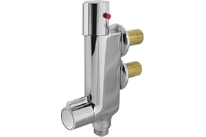 MYSTATIC Vertical Thermostatic Mixer Valve for Static Caravan Bathroom Plumbing Shower