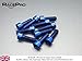 Produktbild RacePro - 2x Titanium Parallel Kantschraube GR5 - M6 x 20mm x 1mm - Blau