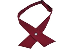 SYAYA Cross Bow Tie for Women or Men, Boy Crossover Bowtie for Girls Uniform & Lolita or Cosplay T-shirt Accessory W-B-T2