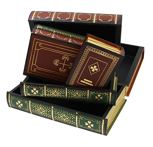 Preisvergleich Produktbild justnile Secret Aufbewahrungsbox 4 x 7-books Set-Design
