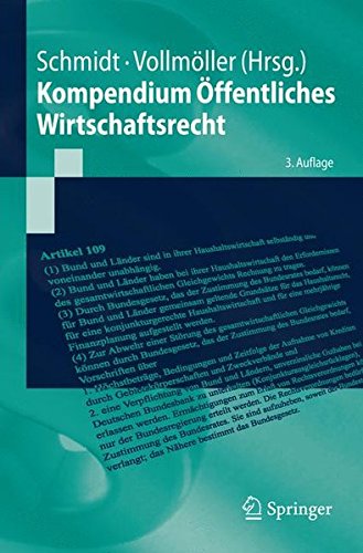 Kompendium Öffentliches Wirtschaftsrecht (Springer-Lehrbuch) (German Edition) Buchen