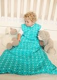 Schlummersack Baby Sommerschlafsack 1 Tog – Simply Teal Stars – erhältlich in verschiedenen Grössen: von Geburt bis 6 Jahre - 2
