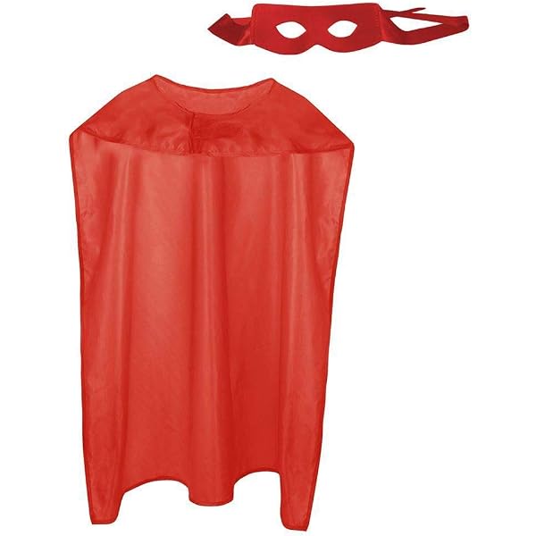 Costume Da Eroe Di Patate Per Bambini, Set Da 5 Pezzi Con Mantello Rosso, Maschera, Guanti, Calze E Cintura, Taglia Unica 80-150 Cm, Per Festa Di Carnevale E Giochi Di Ruolo - 6