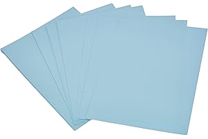 BRUNNEN Baier & Schneider - Fogli di carta multiuso, formato A4, 160 g/mq, 25 fogli, colore: Azzurro opaco