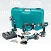 Produktbild Makita LXT Set 18V / DHP482 / DJV180 / DGA452 / BML185 inkl. 3 wzw-Akkus 5,0 Ah