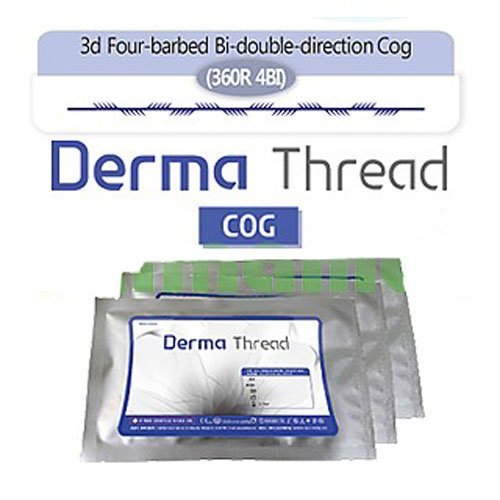 Derma Thread PDO Thread / Ultra V-Lift / Face Lift 24pcs per pack - Cog 360R (Pen Blunt Needle/19G-100mm)