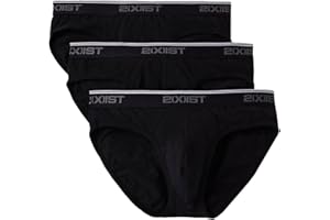 2(X)IST 2(X) IST Męska bawełna stretch No Show Brief 3-pak