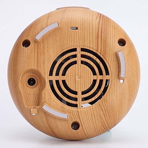 Me Too Aromatherapy Diffuser 120ml Ultraschall-Luftbefeuchter Cool Nebel ätherisches Öl Diffusor mit farbigem LED-Licht für Haus, Baby-Raum, SPA-Wood Grain - 6