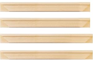 YCDC Solid Canvas Stretcher Frames, Premium Pine Wood Strips Bar Set, for Oil Paintings Poster Prints, DIY Arts Accessory Materials Supply, 16"x18"/40x45cm