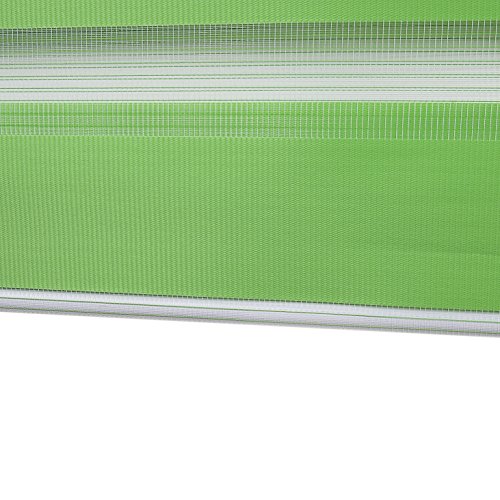 WOLTU DR5520dgn-a Duo Rollo Doppelrollo , Seitenzugrollo Easyfix , lichtdurchlässig und verdunkelnd,Doppelrollo , Klemmfix ohne Bohren , Dunkelgrün, 80x150cm - 3