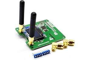 AURSINC Módulo MMDVM Double Hat Duplex Hotspot con Pantalla OLED 0.96 V1.47 Compatible con P25 DMR YSF NXDN DMR Ranura 1 + Ranura 2 para Raspberry pi (OLED)