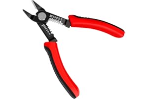 AIRAJ PRO Wire Strippers,5.5 Inch Multi-Tool Wire Cutter,Wire Strippers Electrical 10-20 AWG(0.8mm-2.6mm),Steel Return Spring,Cable Stripper for Cutting Soft Copper or Electrical Cable