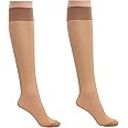Mytoptrendz® Womens Sheer Knee High Pop Socks With Comfort Top in Various Colour 6 Pair Pack