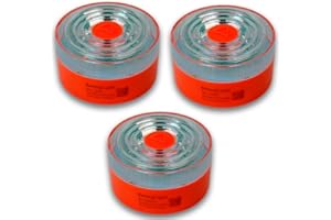 M MODAUTO G-LEKO Luz Emergencia V16 Homologada por la DGT con Geolocalización, Baliza V16 Conectada DGT 3.0, V16 Homologada DGT. Datos Incluidos señal hasta 12/2038 (Naranja-G, 3-Unidades)