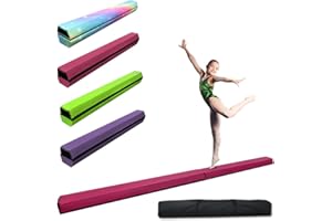 HomeSun Schwebebalken 240cm Faltbar Balance Beam Gymnastik Balance-Balken Gymnastikbalken Übung Fitness Training Turnen für Zuhause