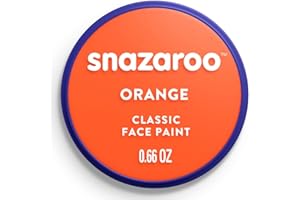 Snazaroo - Peinture Pour Visage et le Corps, Maquillage Pour Visage et Déguisement, Pour Enfants et Adults,Fard 18 ML, Couleur Orange