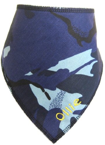 Spoilt-Rotten-Blue-Camouflage-Dog-Bandana