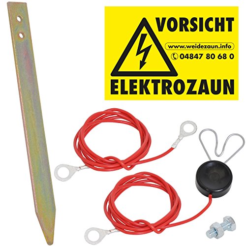 ANGEBOT: 9V Weidezaungerät Extra Power 9V von VOSS.farming mit Zubehör, mobiles Elektrozaungerät für Pferde, Kühe, Rinder und Schafe