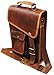 Produktbild jaald 27,9 cm stylische Herren Echtes Leder Braun Schulter Messenger Passport Tasche murse Medium