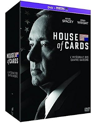house of cards saisons 1 à 4 dvd