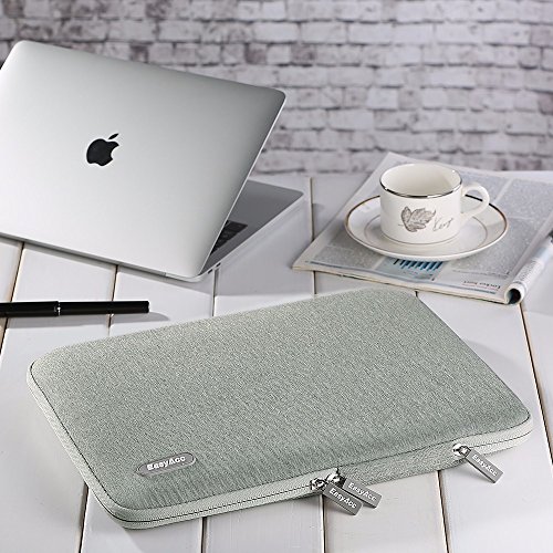 EasyAcc 13,3 Zoll Macbook Air/ Pro Retina Sleeve Hülle Ultrabook 33,4-cm-Laptop Tasche Tragetasche Speziell für 13,3″ Apple Macbook Pro Retina und Macbook Air Grau - 7