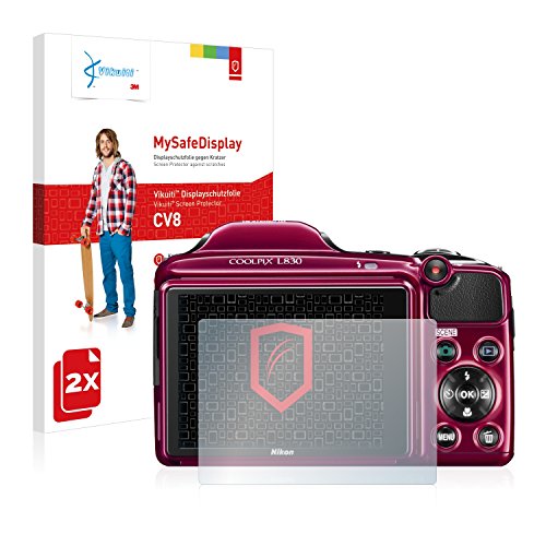 Vikuiti 2x Film Protection CV8 de 3M pour Nikon Coolpix L830 Protecteur   cran - Ultra adh  sive
