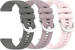 Waekethy Bracelets pour Garmin Vivoactive 5/Garmin Active 5, Bracelet Montre 20mm Soft Silicone Sport Bracelet Compatible avec Garmin Venu/Venu sq/Venu sq2/Venu 2 plus