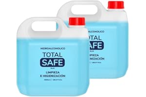 MLG SISTEMA 360 2 x Total Safe – Solucion Hidroalcohólica Garrafa 5L con 70% de Alcohol sin aclarado | Higienizante de Manos 5000ml