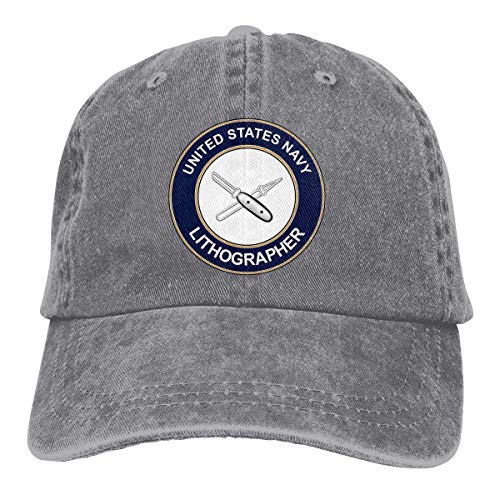 Reghhi Cappello da Camionista per Uomo e Donna con litografia US Navy Litographer LI