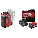 Einhell TE-ES 18/150/1 Li-C-Solo, Ak&uuml;l&uuml; Enerji İstasyonu + Einhell 18V 5,2 Ah PXC Starter-Kit (Başlangı&ccedil; Seti), Ak&uuml; ve Şarj C