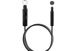 yimeizhiguang 4 Pin Backup Camera Extension Cable 6.5Ft/2M for Car, Van, Truck, Trailer - Reverse Rear View Dash Cam Recorder with Waterproof Connector Male to Female Car Recorder Extension Cable