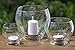 Produktbild Windlicht Glas 3tlg Teelichthalter Windlichthalter Kerzen Teelicht DekoGlas 1812-4294400